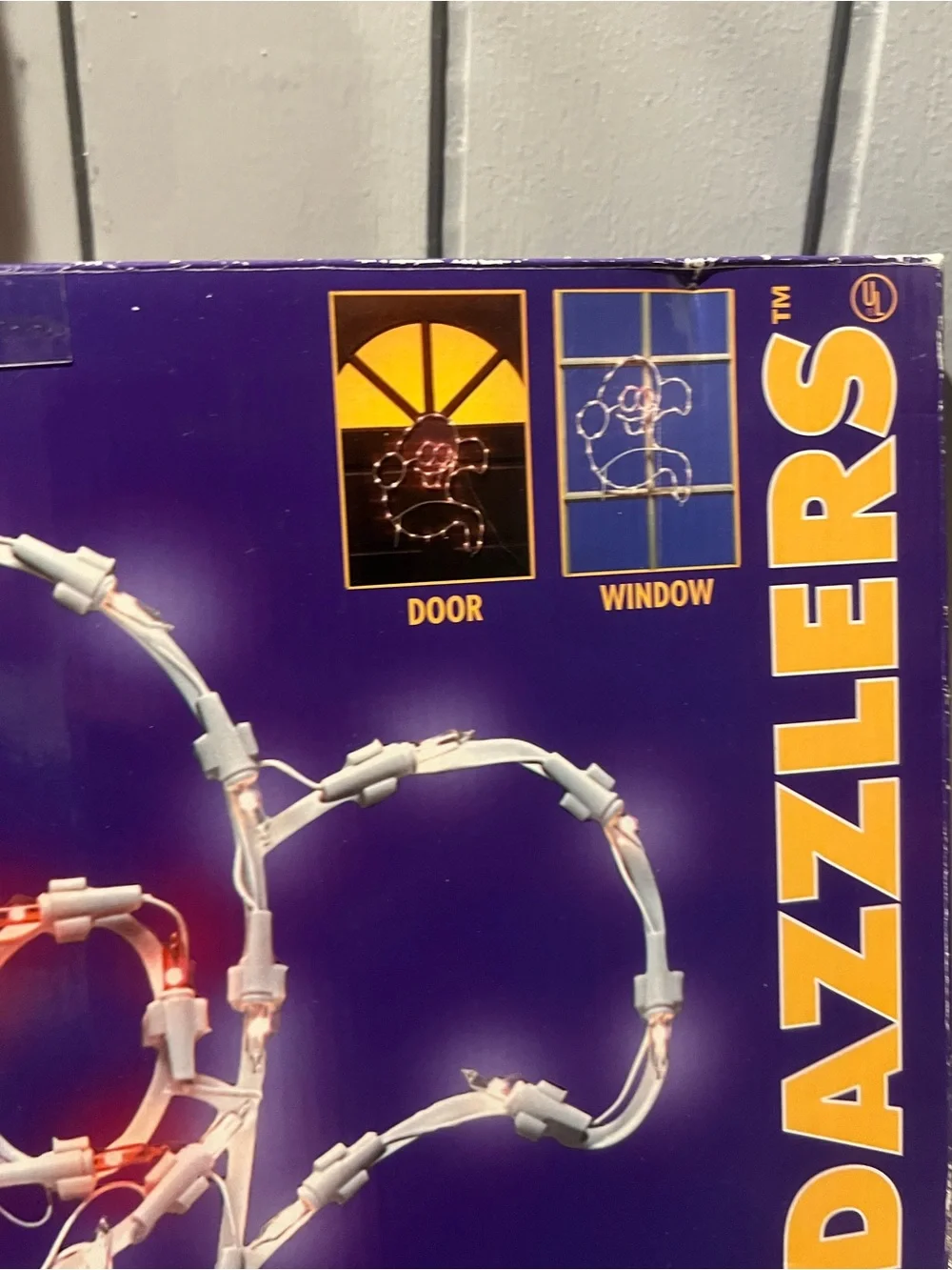Vintage Seasons Dazzlers LightUp Ghost Halloween Silhouette